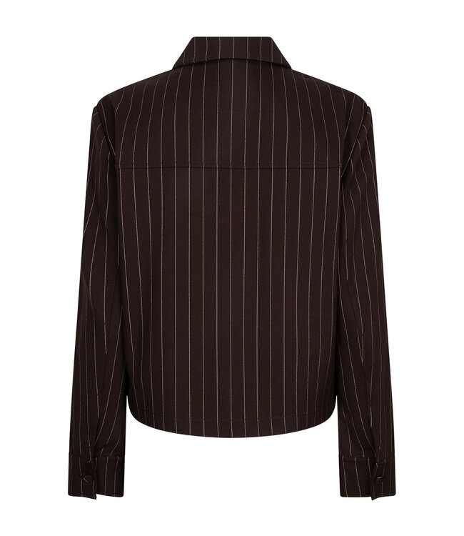 SRB5028/espresso Jacket punta pinstripe