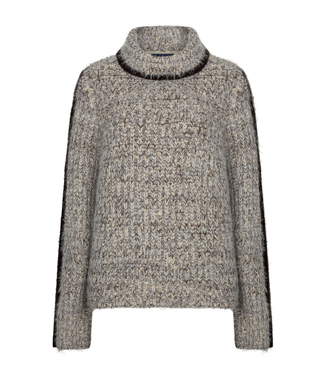 SRB5018/Brown Cocoon sweater