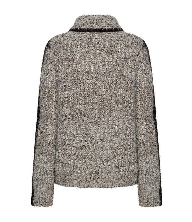 SRB5018/Brown Cocoon sweater