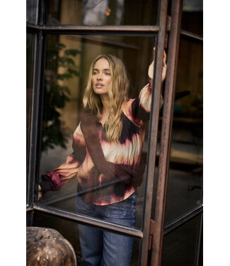 Tramontana C19-21-301/100005-PrintPomegranate Blouse Autumn Tie Dye