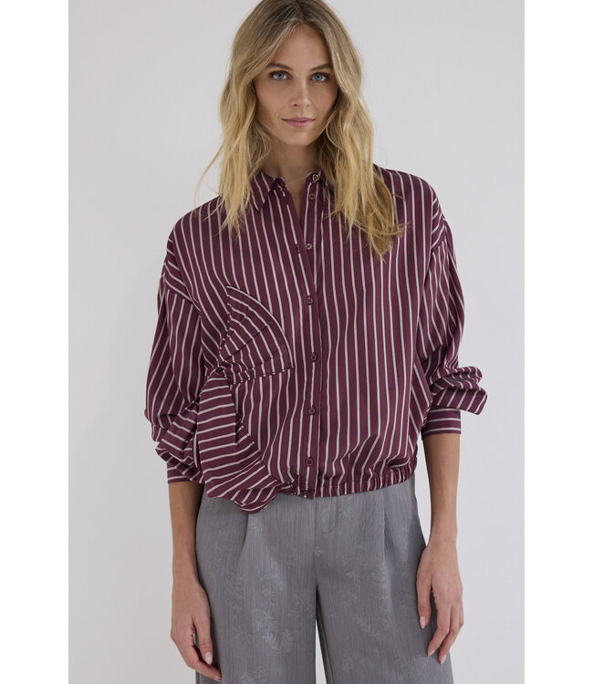 C51-21-301/004580-Pomegranate Blouse Bow Applique
