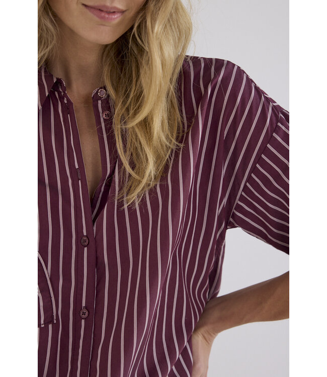 C51-21-301/004580-Pomegranate Blouse Bow Applique