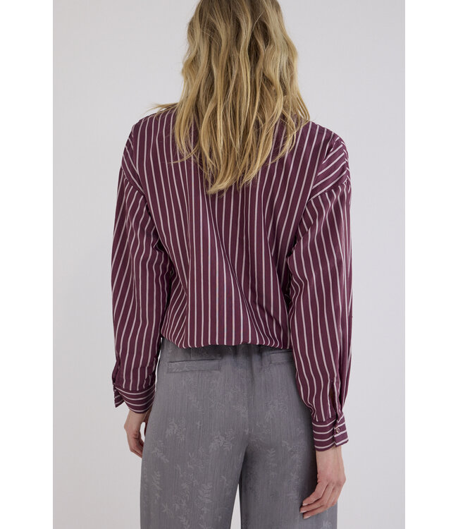 C51-21-301/004580-Pomegranate Blouse Bow Applique
