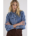 Tramontana C26-21-301/000050-MidBlueDenim Denim Blouse Bow Detail