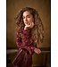 Tramontana C65-21-401/004580-Pomegranate Velvet Stretch Lace Top