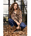 Tramontana C14-21-301/009992-PrintBrowns Blouse Fading Diamonds