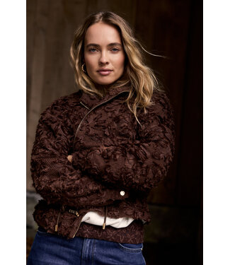 Tramontana C39-21-801/002650-Chocolate Fancy Lace Jacket
