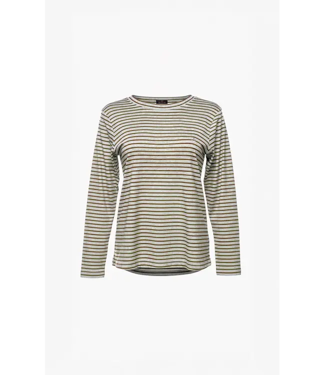 ZenoLucaW6STRIPEDLS-BrownStripe  Longsleeves