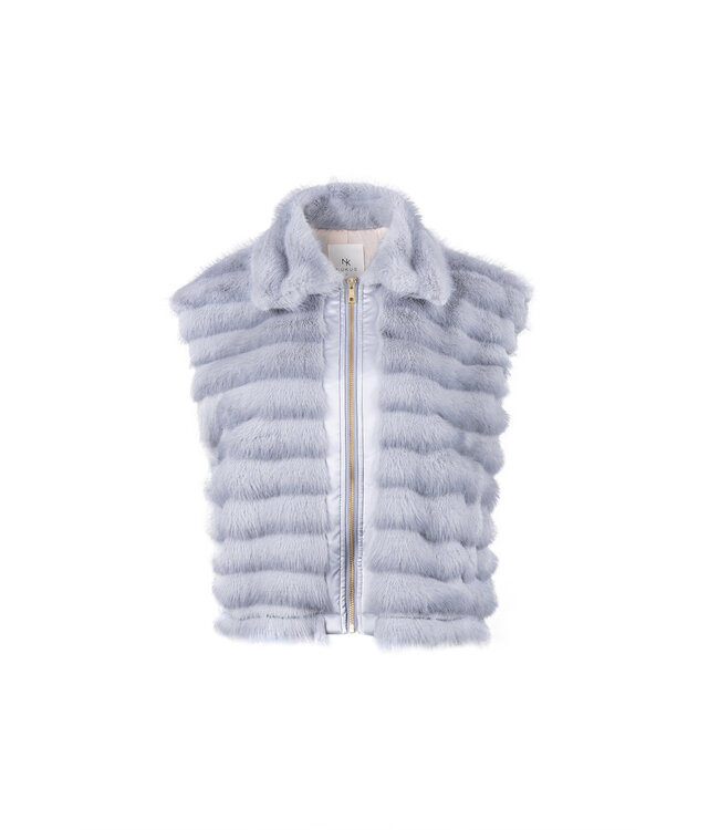 NKF08035/Sky  Harriet Gilet Zipper