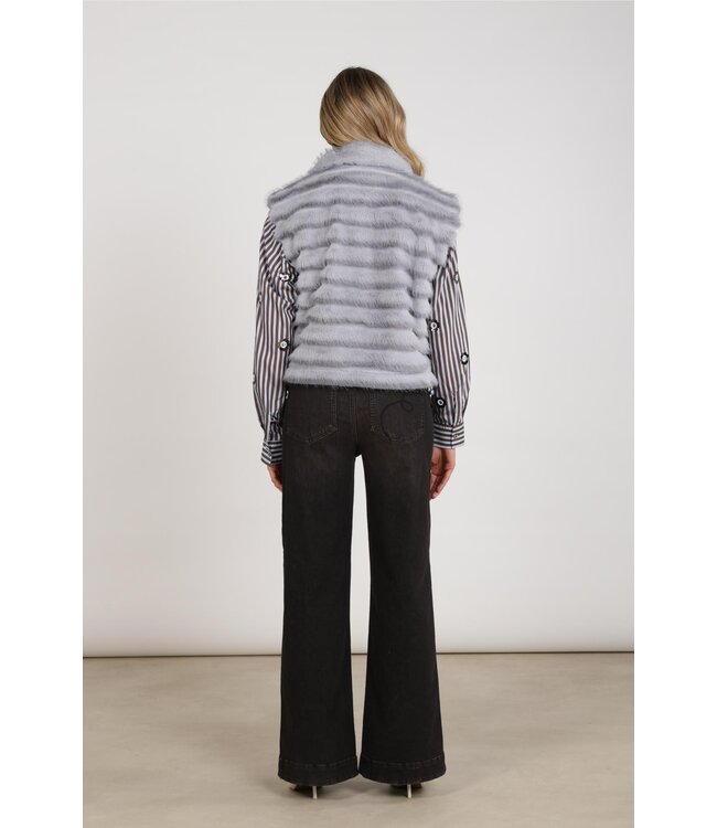 NKF08035/Sky  Harriet Gilet Zipper