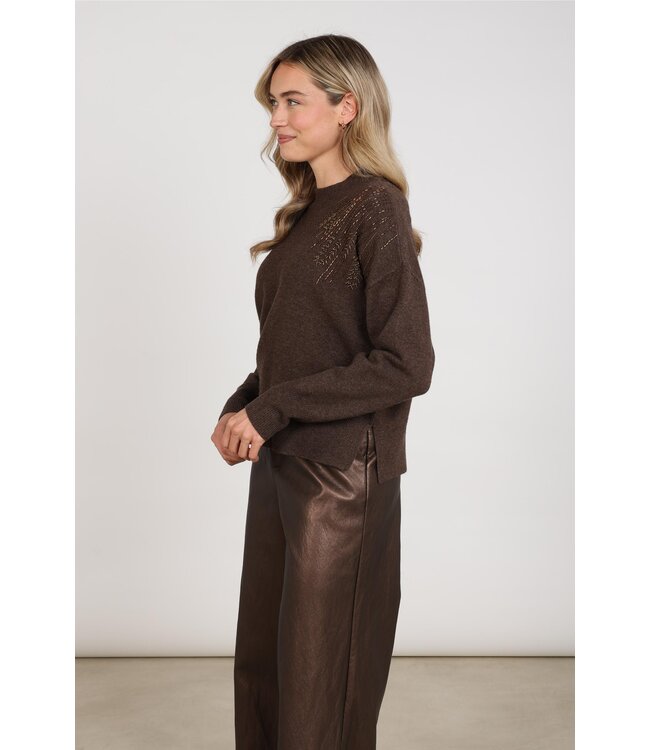 NKF03101/Chocolate  Meike Pullover
