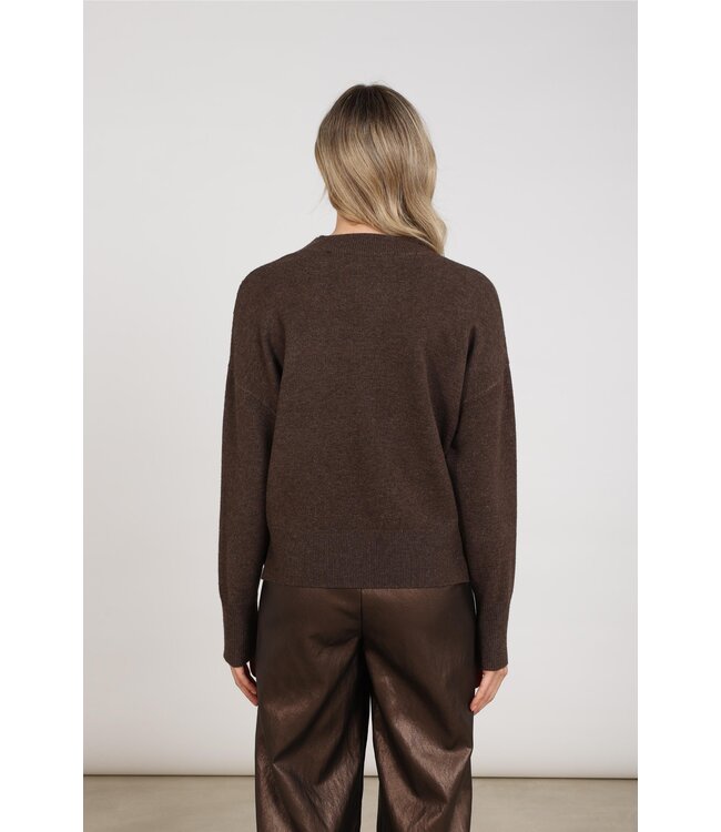 NKF03101/Chocolate  Meike Pullover