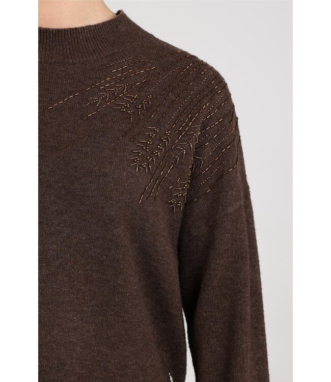 NKF03101/Chocolate  Meike Pullover