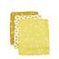 Briljant Baby Muslin Wash Glove Spots Ochre