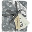 Briljant Baby Organic Hydrofiel Washandje Botanic Blauw Grijs