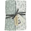 Briljant Baby Organic Muslin Swaddle Botanic Stonegreen