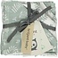Briljant Baby Organic Muslin Mouth Cloth Botanic Stonegreen