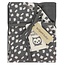 Briljant Baby Muslin Wash Glove Flocks Dark Grey