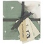 Briljant Baby Organic Muslin Mouth Cloth Birds Chinese Green