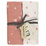 Briljant Baby Organic Muslin Swaddle Birds Ash Rose