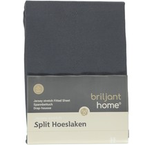 Jersey Split Fitted Sheet Anthracite