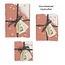Briljant Baby Hydrofiele set washand,monddoek, luier, Birds ash rose