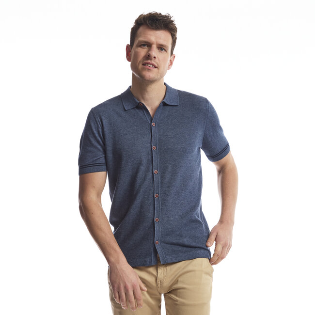 Twinlife TW42401 Knitted Polo