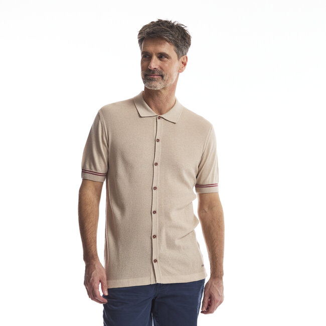 Twinlife TW42401 Knitted Polo