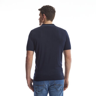 Twinlife TW42402 Knitted Polo Zip