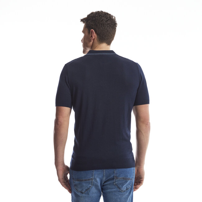 Twinlife Twinlife TW42402 Knitted Polo Zip