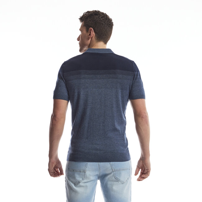 Twinlife Twinlife TW42403 Knitted Polo  Gradient