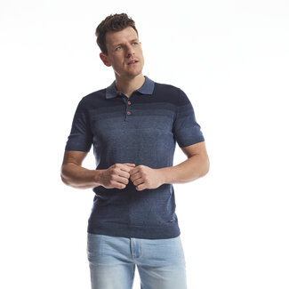 Twinlife TW42403 Knitted Polo  Gradient
