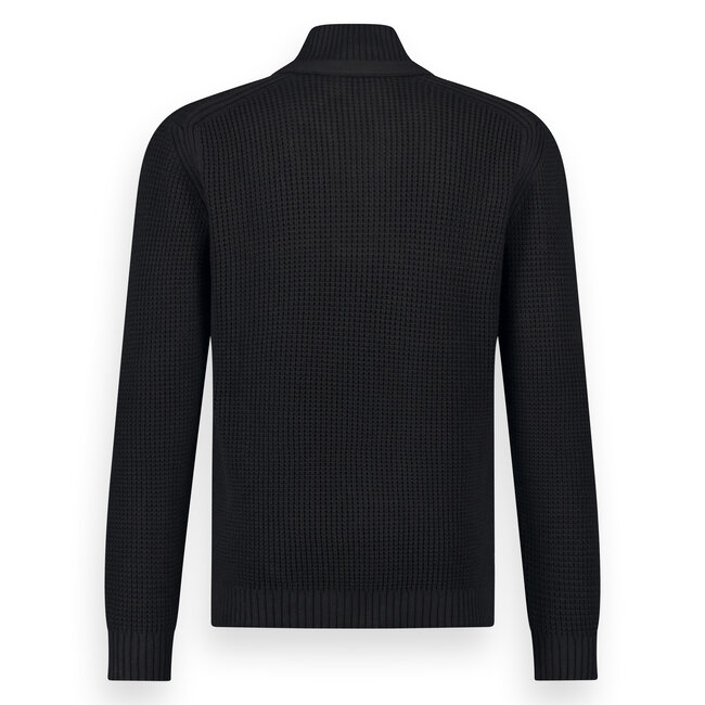 Twinlife  44415 Knitted Half Button Pullover