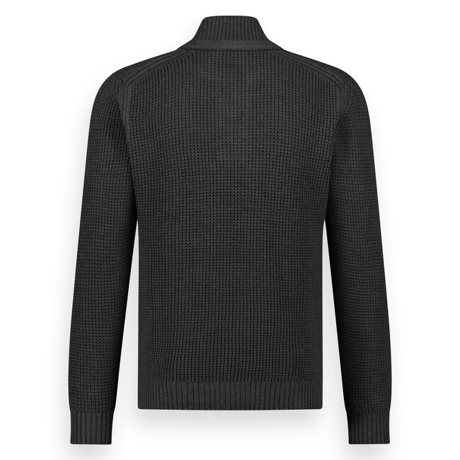 Twinlife Twinlife 44415 Knitted Half Button Pullover