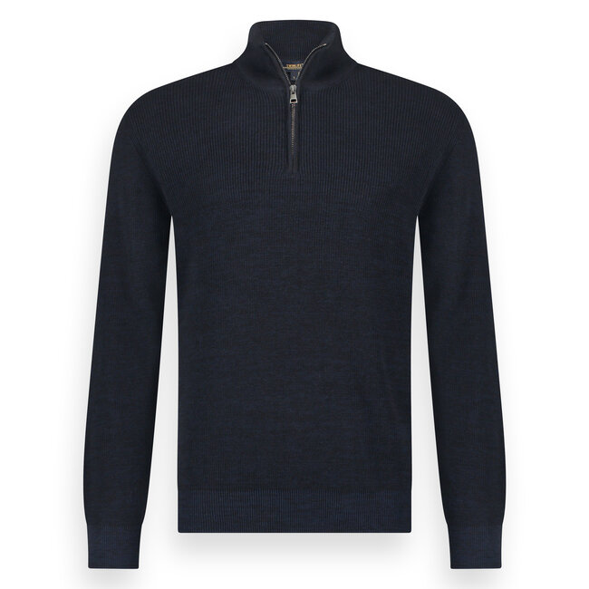 Twinlife Twinlife 44411 Knitted Half Zip Pullover
