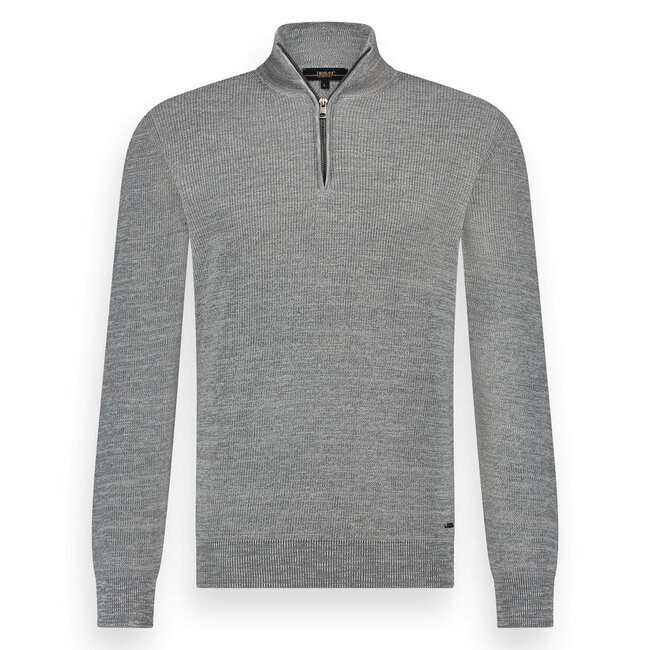 Twinlife Twinlife 44411 Knitted Half Zip Pullover