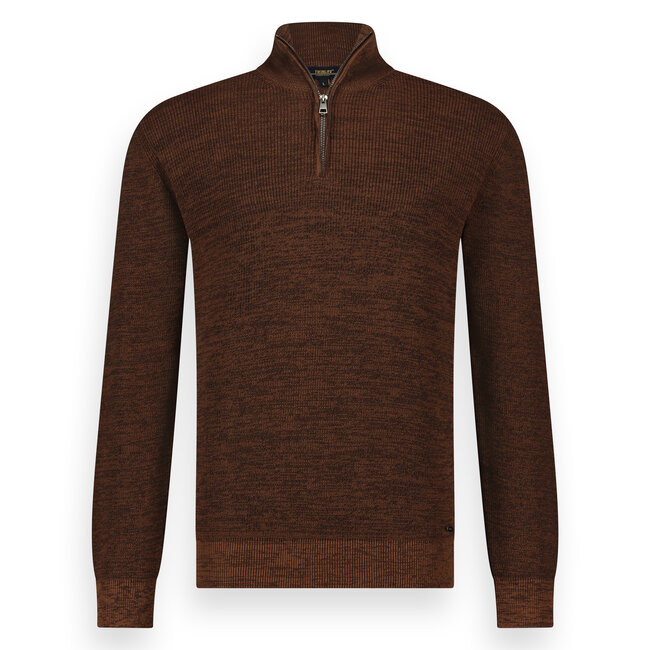 Twinlife Twinlife 44411 Knitted Half Zip Pullover