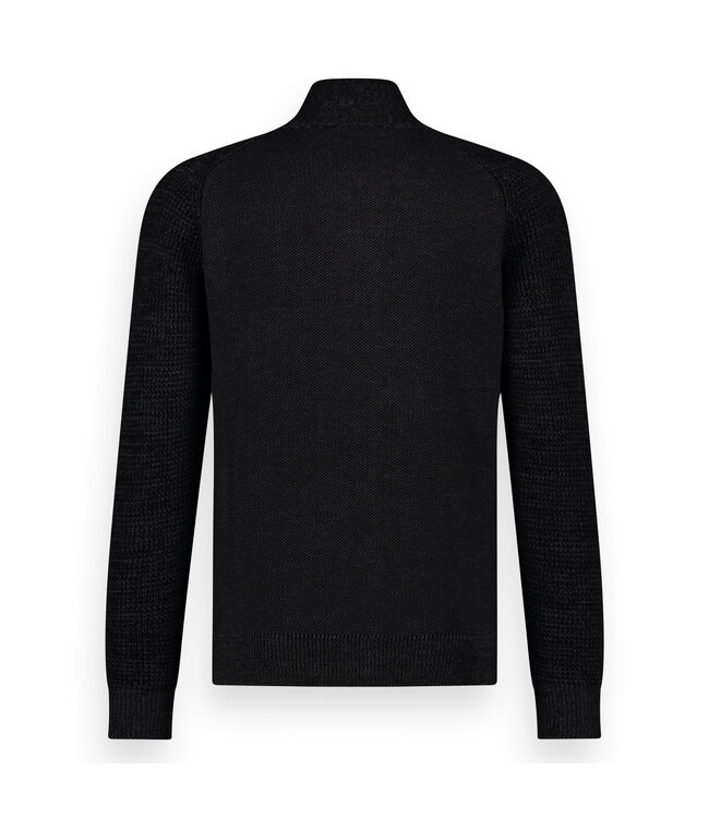 Twinlife  44417 Knitted Pullover Full Zip /Button