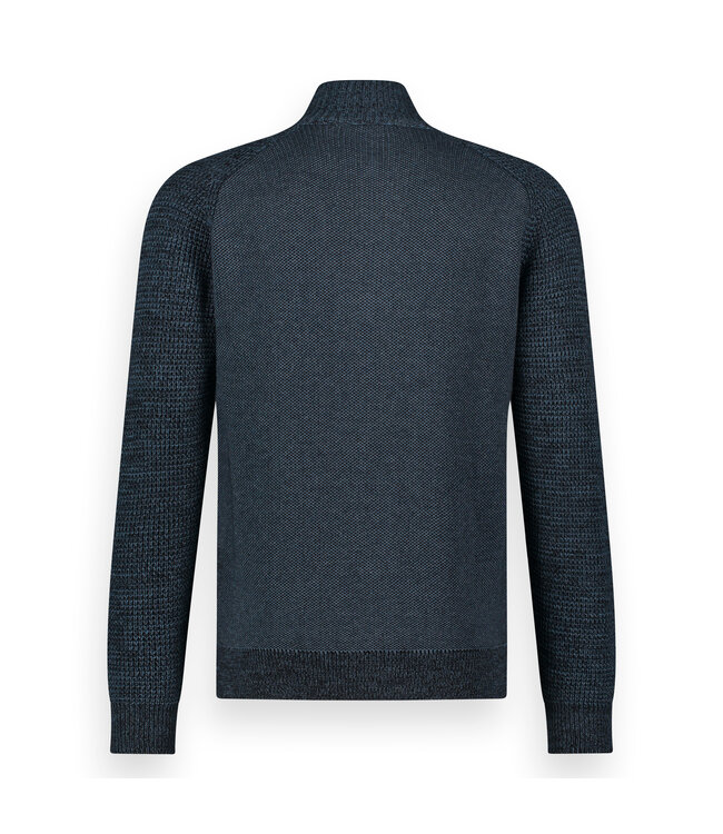 Twinlife  44417 Knitted Pullover Full Zip /Button