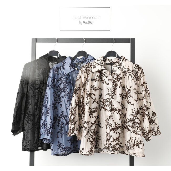 Just Woman Elle B504 Blous Black One Size