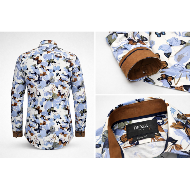 Dioza 2519 Overhemd Vlinder