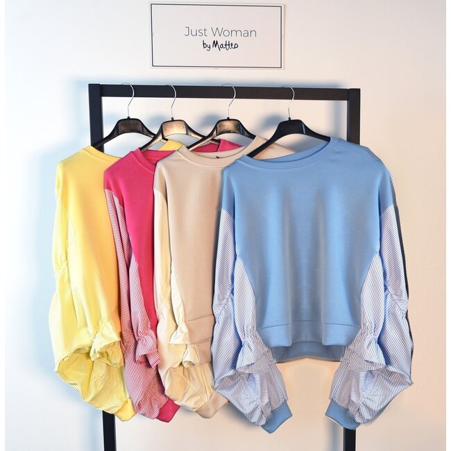 Just Woman Cappa A610 Trui One Size Yellow