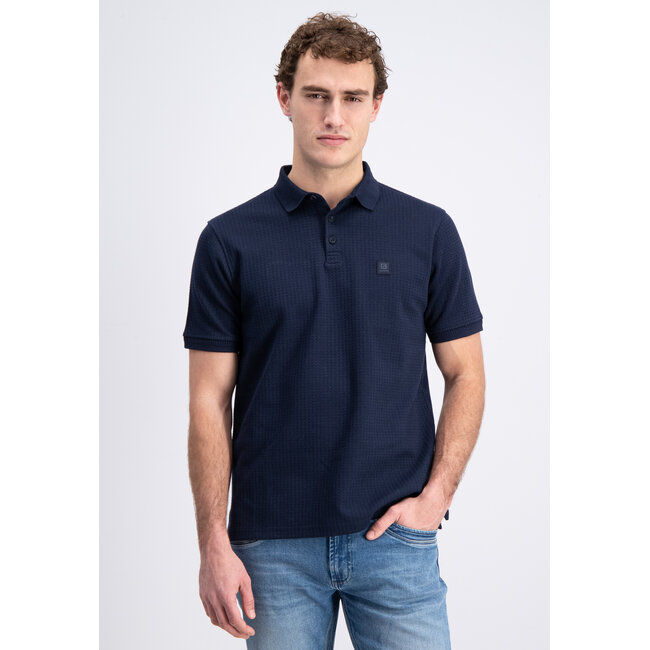 Gabbiano 2365212 Oblak Polo shortsleeve waffle structure