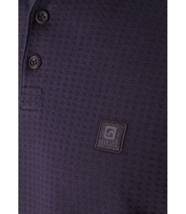 Gabbiano 2365212 Oblak Polo shortsleeve waffle structure