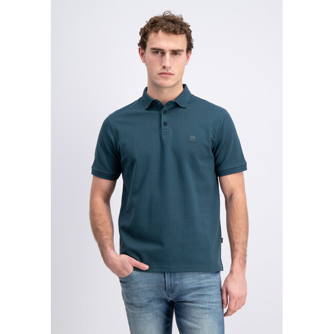 Gabbiano 2365212 Oblak Polo shortsleeve waffle structure