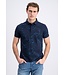 Gabbiano 2365206 Brenzi Polo shortsleeve pique all over print leafs