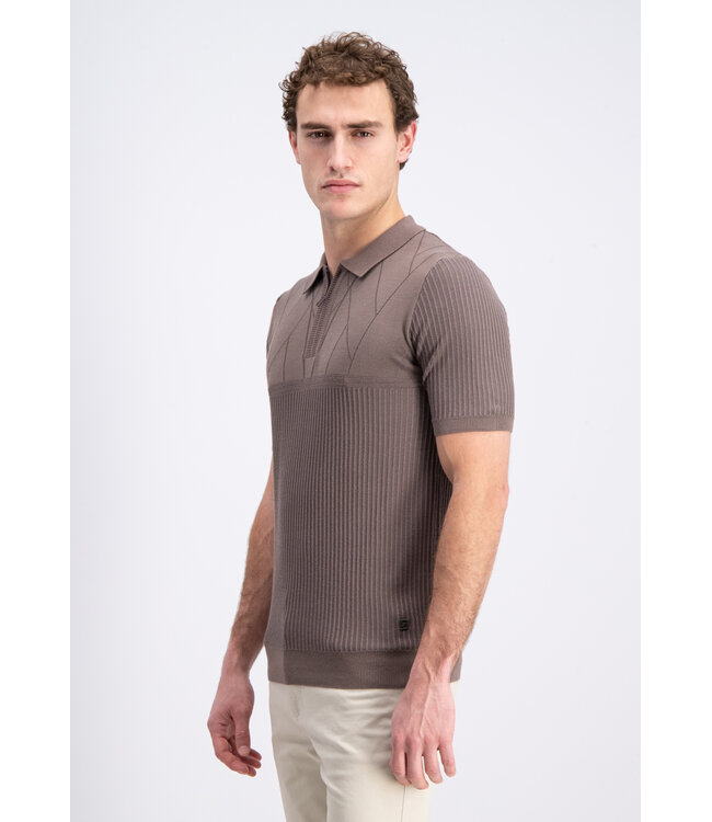 Gabbiano 2365203 Aerik Polo shortsleeve knitted with zipper