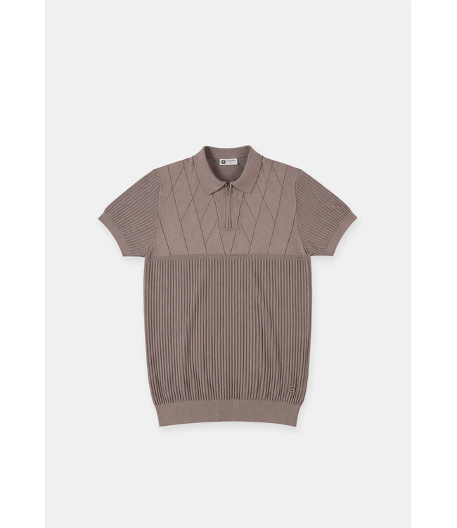 Gabbiano 2365203 Aerik Polo shortsleeve knitted with zipper