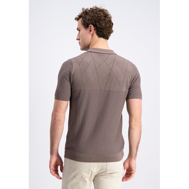 Gabbiano 2365203 Aerik Polo shortsleeve knitted with zipper
