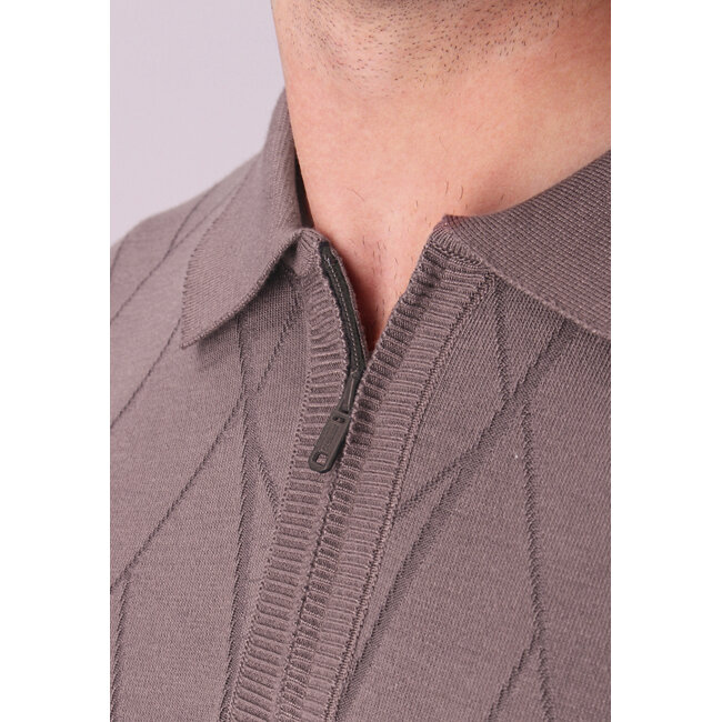 Gabbiano 2365203 Aerik Polo shortsleeve knitted with zipper